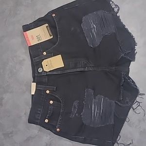Levi's 501, High Rise Shorts, Size 27, NWT